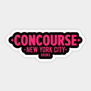 Concourse Bronx Emblem - NY Apparel Sticker